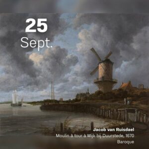Jacob van Ruisdael - Moulin à tour à Wijk bij Duurstede 1670