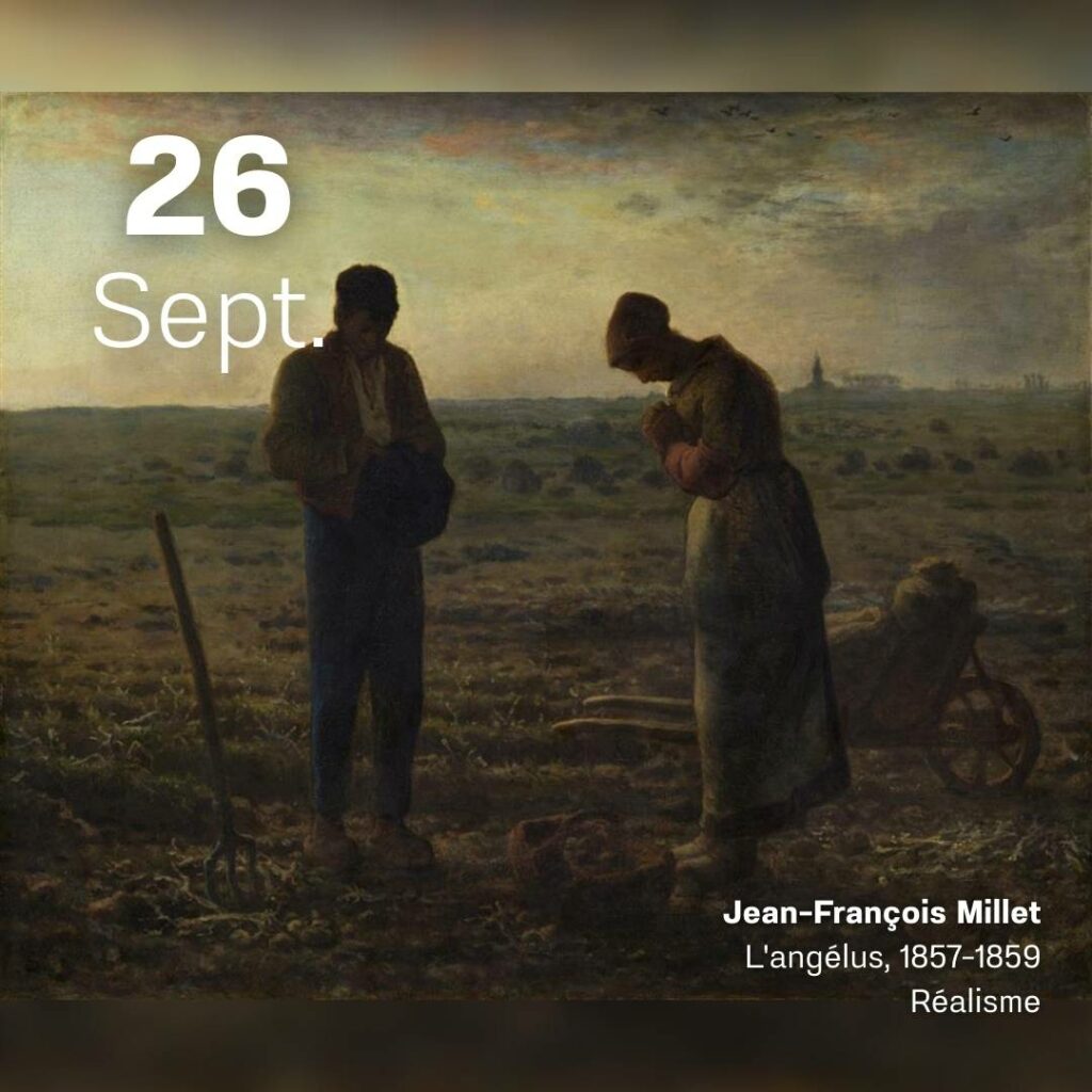 Jean-François Millet - L'angélus 1859