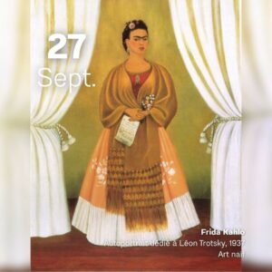 Frida Kahlo - Autoportrait dédié à Léon Trotsky 1937