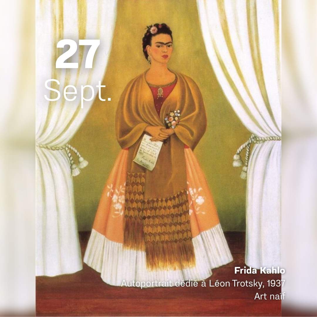 Frida Kahlo - Autoportrait dédié à Léon Trotsky 1937