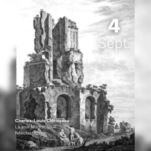 Charles-Louis Clérisseau - La tour Magne 1804