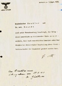 Document autorisant Aktion T4