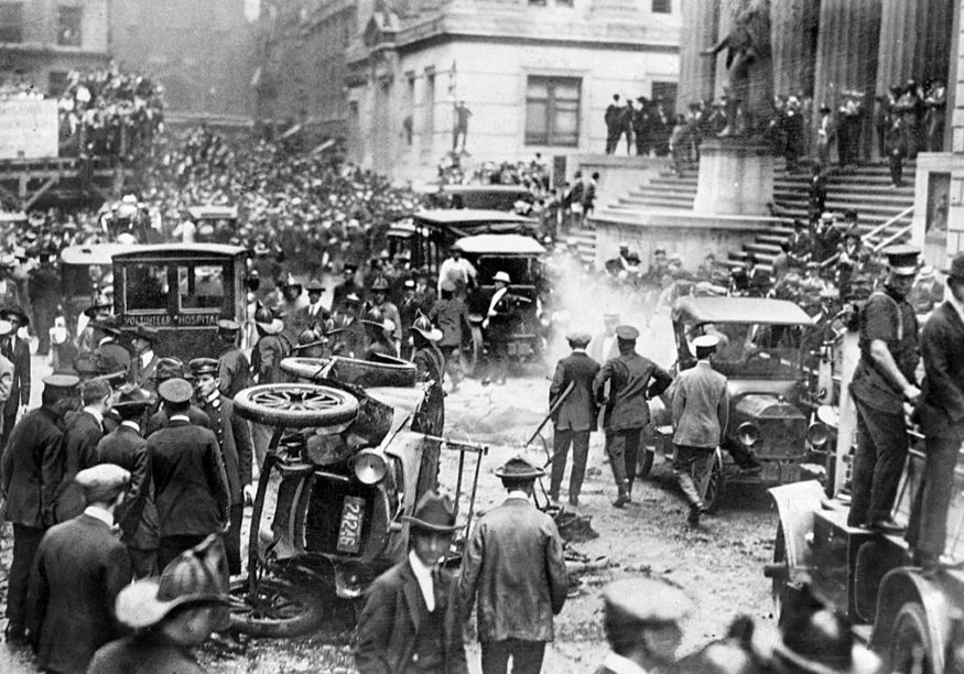 Explosion à Wall Street