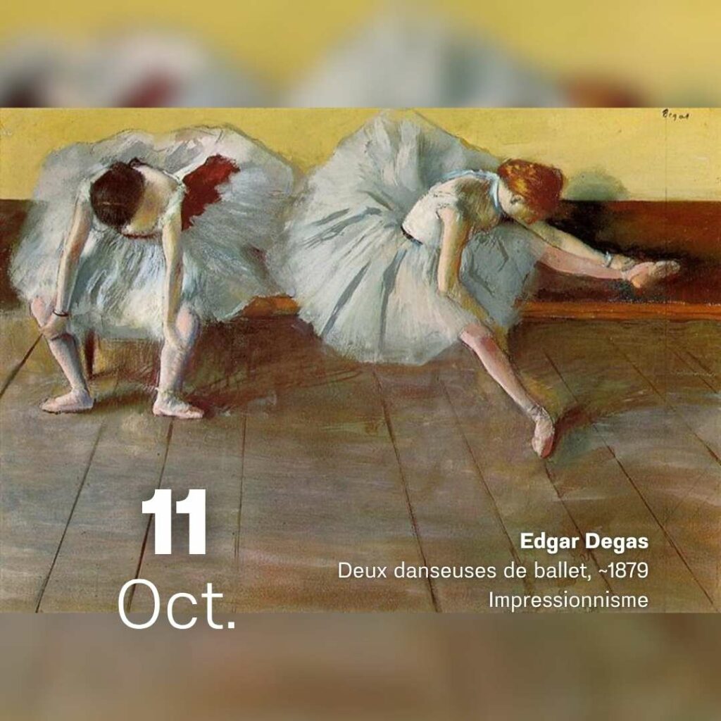 Edgar Degas - Deux danseuses de ballet 1879