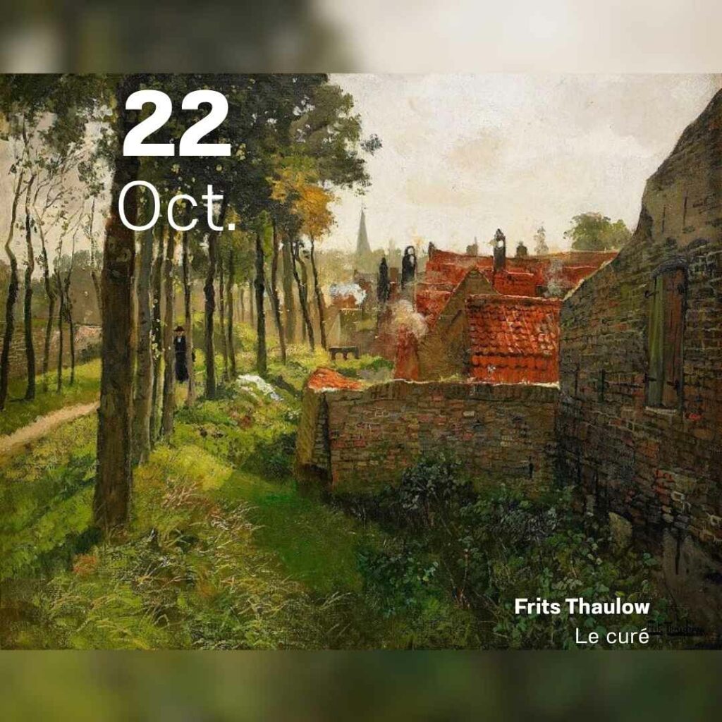 Frits Thaulow - Le curé