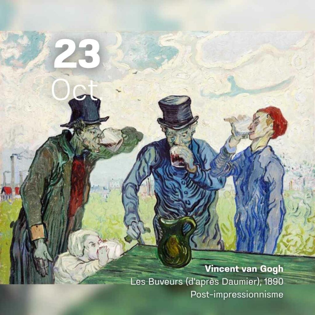 Vincent van Gogh - Les buveurs 1890