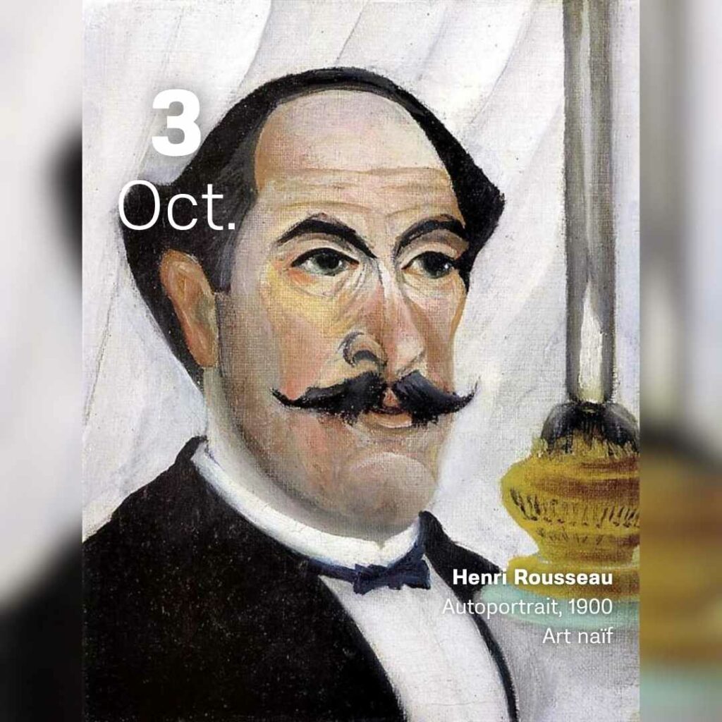 Henri Rousseau - Autoportrait 1900