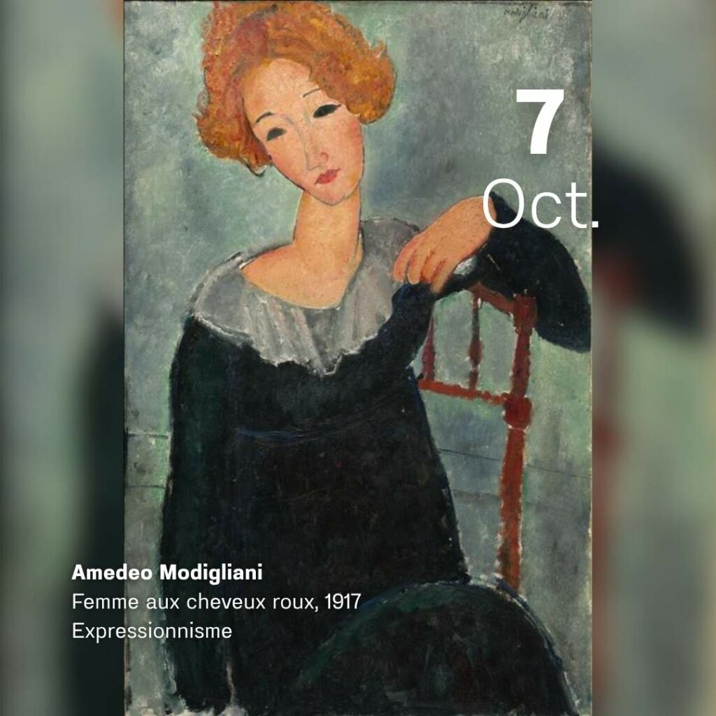 Amedeo Modigliani - Femme aux cheveux roux 1917