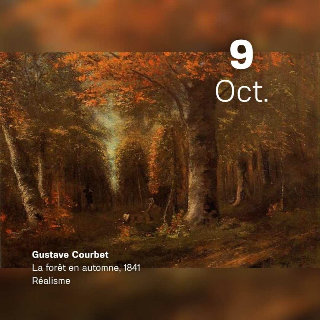 Gustave Courbet - La forêt en automne 1841
