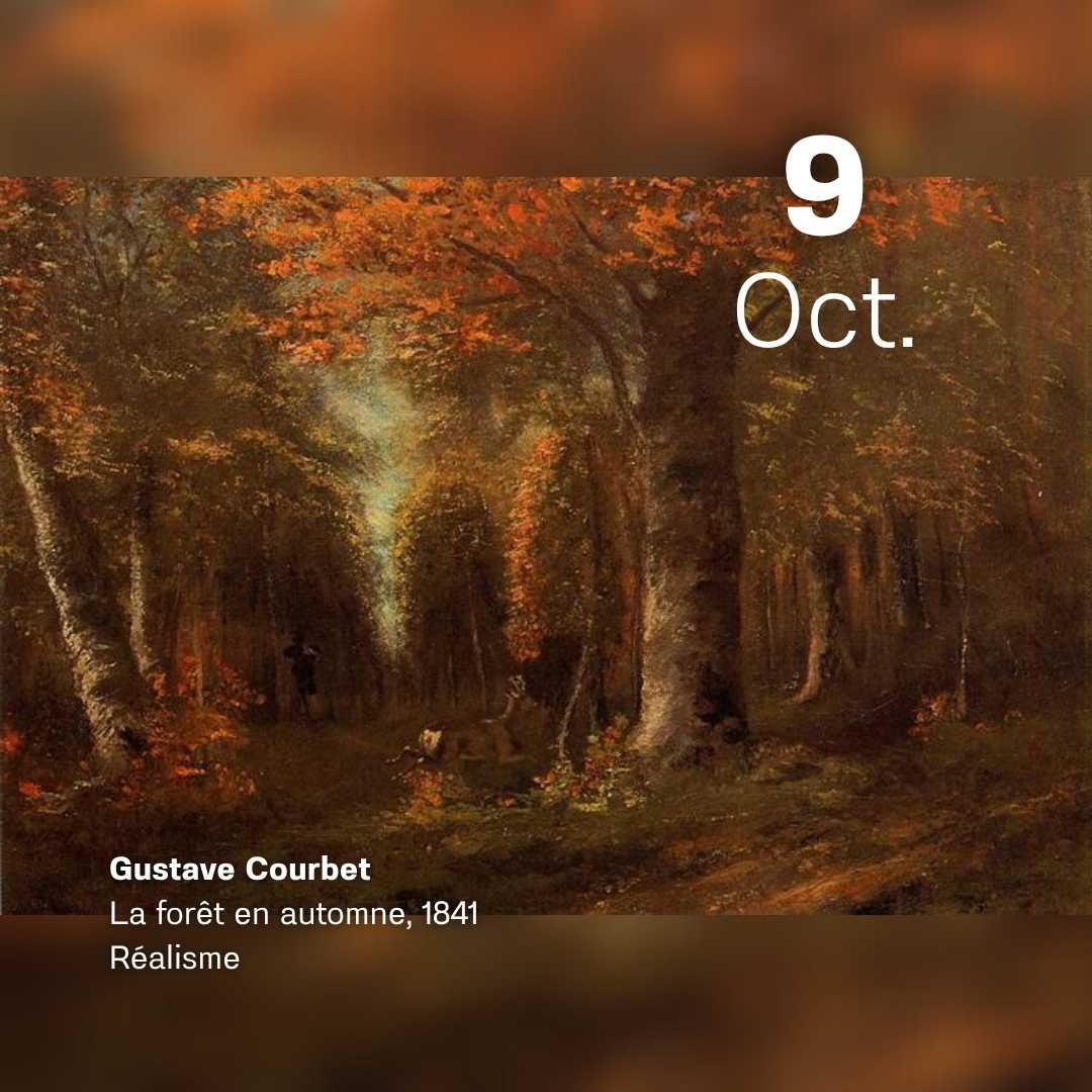 Gustave Courbet - La forêt en automne 1841