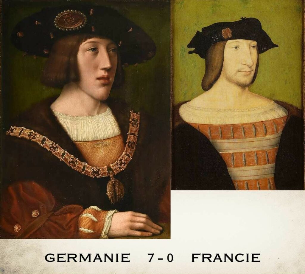 Germanie vs Francie - 7 à 0