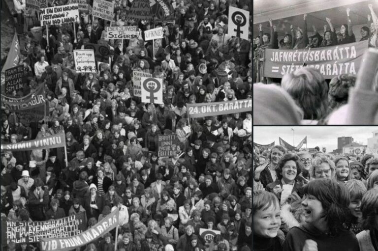 Grève des islandaises en octobre 1974