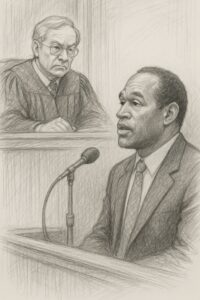 Jugement de O.J. Simpson - Image IA