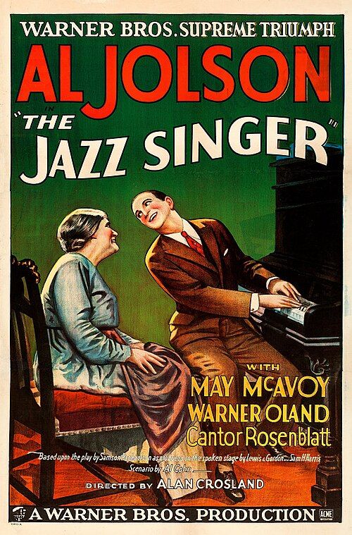 Le chanteur de jazz - Film de 1927