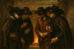 Complot masqué au coin du feu