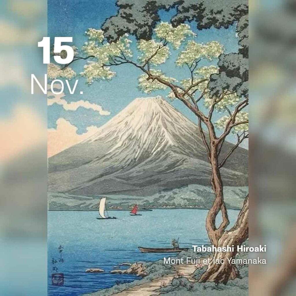 Tabahashi Hiroaki - Mont Fuji et lac Yamanaka