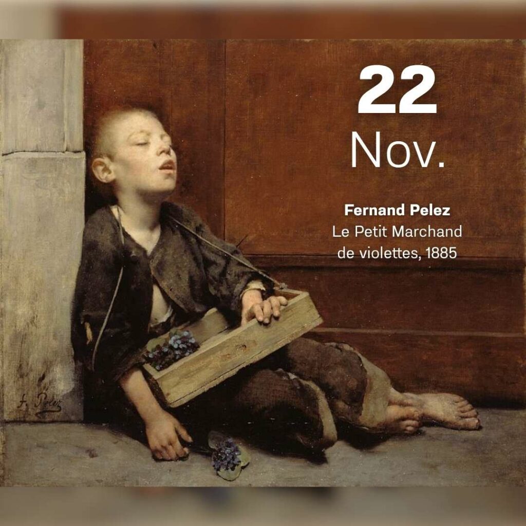 Fernand Pelez - Le petit marchand de violettes 1885