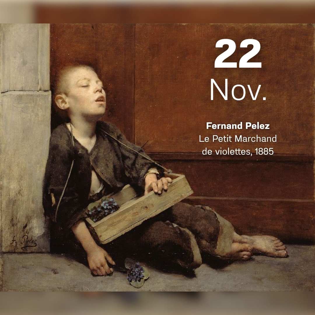 Fernand Pelez - Le petit marchand de violettes 1885