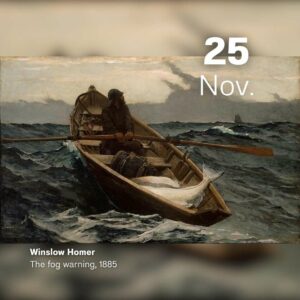 Winslow Homer - The fog warning 1885