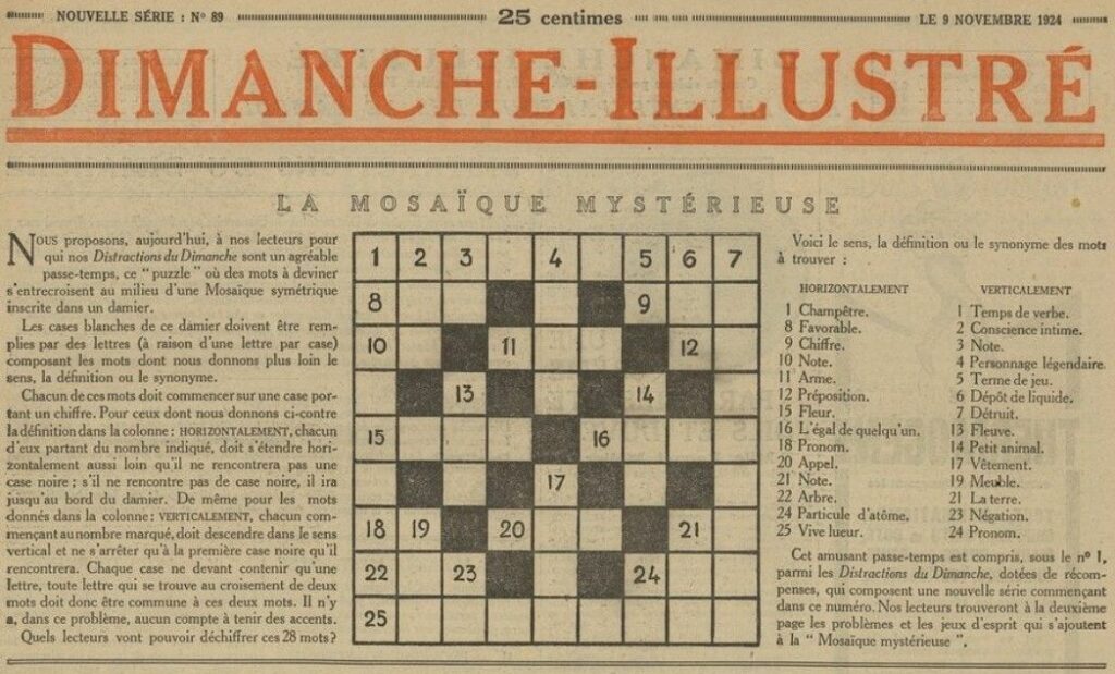 Mosaïque mystérieuse