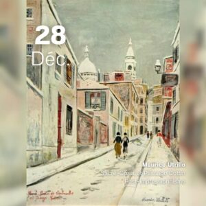 Maurice Utrillo - Sacré-Coeur et passage Cottin