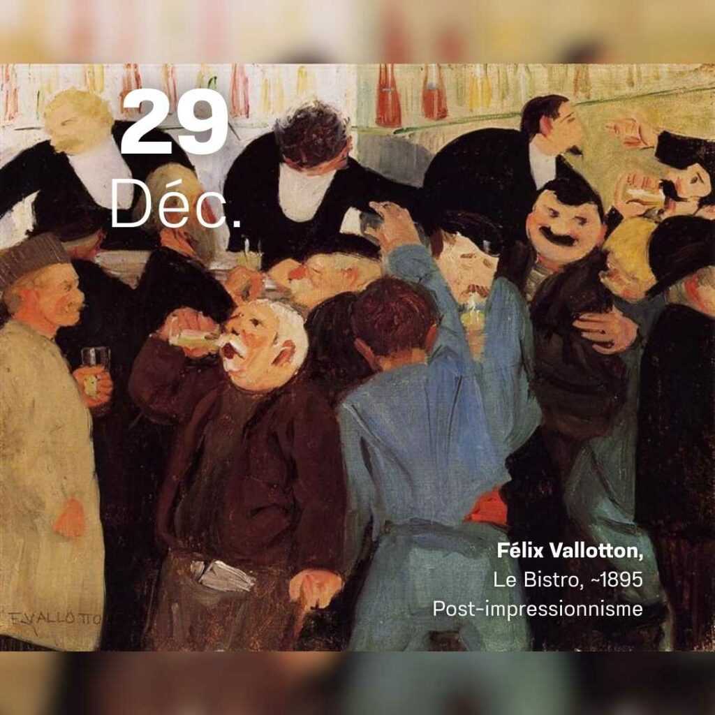 Félix Vallotton - Le bistro 1895