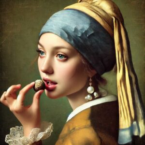 Jeune fille à la perle et à la truffe