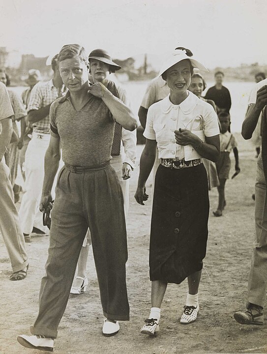 King Edward VIII and Mrs Simpson on holiday in Yugoslavia 1936
