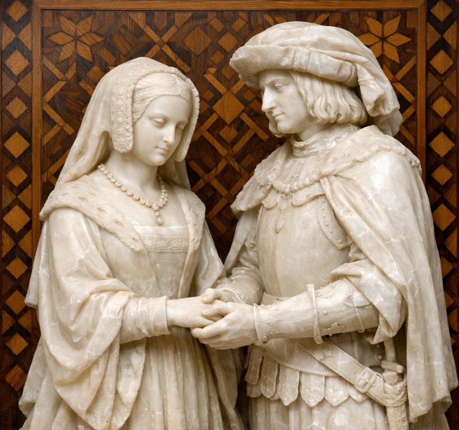 Mariage Anne de Bretagne et Maximilien Ier - Image IA