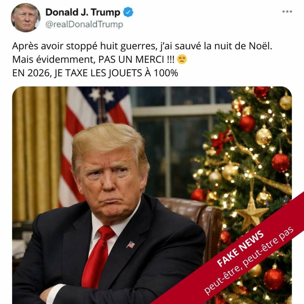 Pas un merci pour Trump