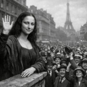 Retour de la Joconde en France - Image IA