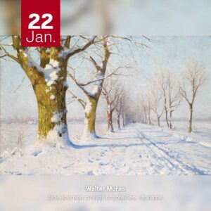 Walter Moras - Une journée d'hiver ensoleillée