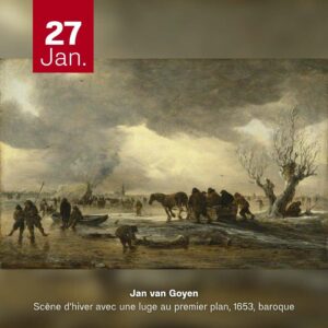 Jan van Goyen - Scène d'hiver 1653
