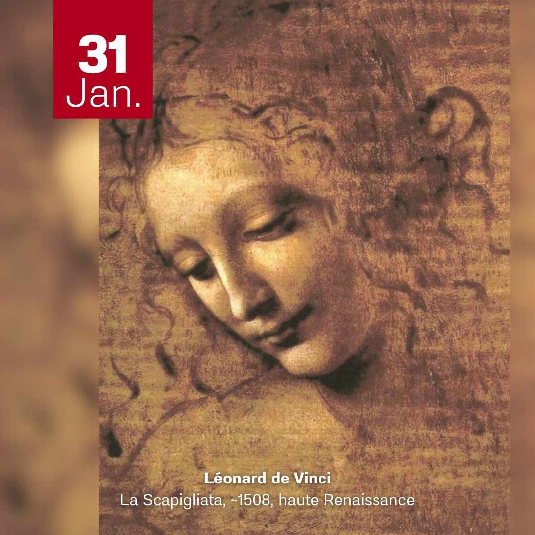 Léonard de Vinci - La Scapigliata 1508