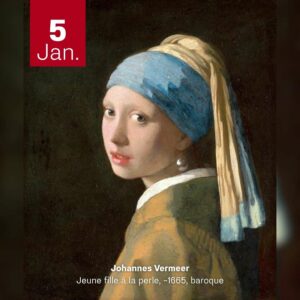 Johannes Vermeer - Jeune fille à la perle 1665