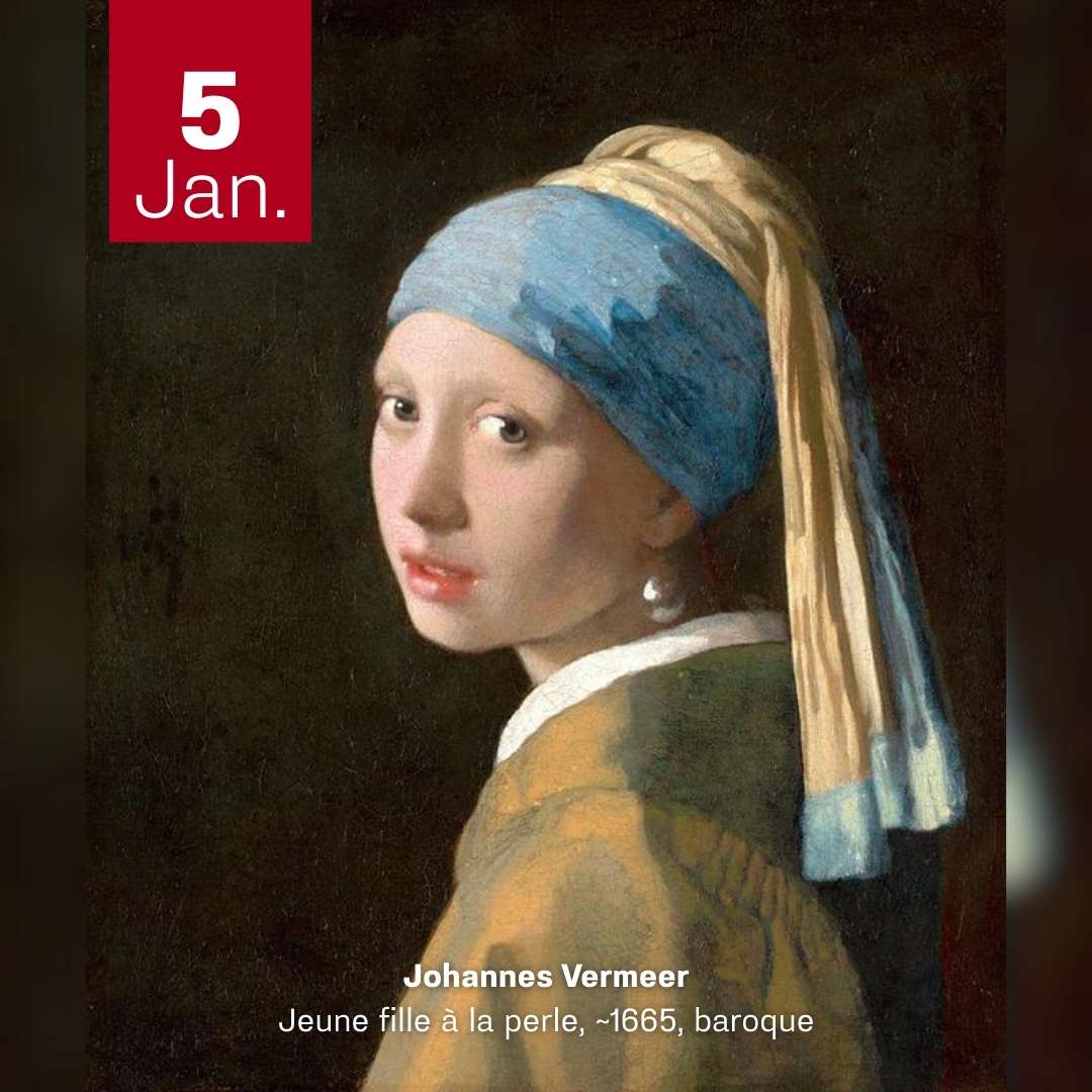 Johannes Vermeer - Jeune fille à la perle 1665