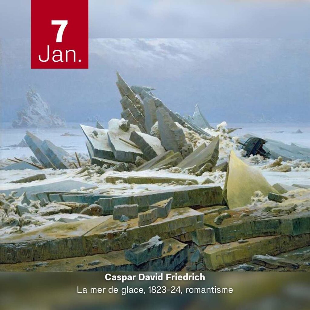 Caspar David Friedrich - La mer de glace 1824